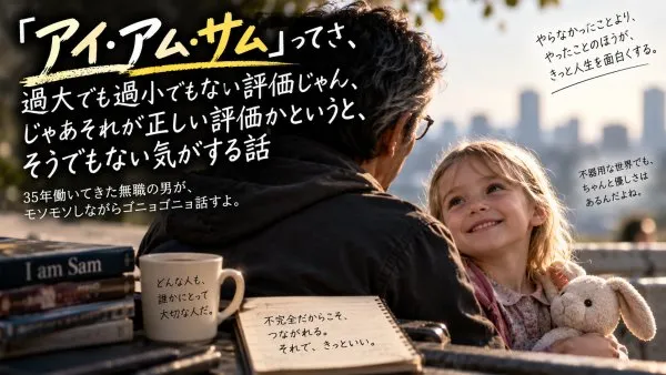 「アイ・アム・サム」の評価が、自分の置かれた環境の変化によって変わったよねって話