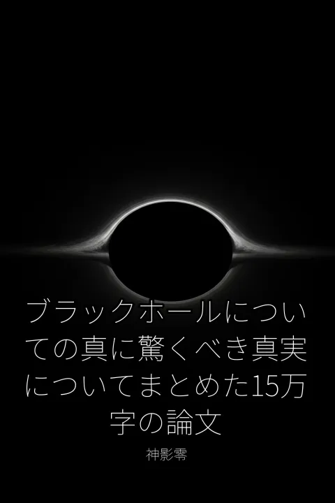 ブラックホールについての真に驚くべき真実についてまとめた15万字の論文