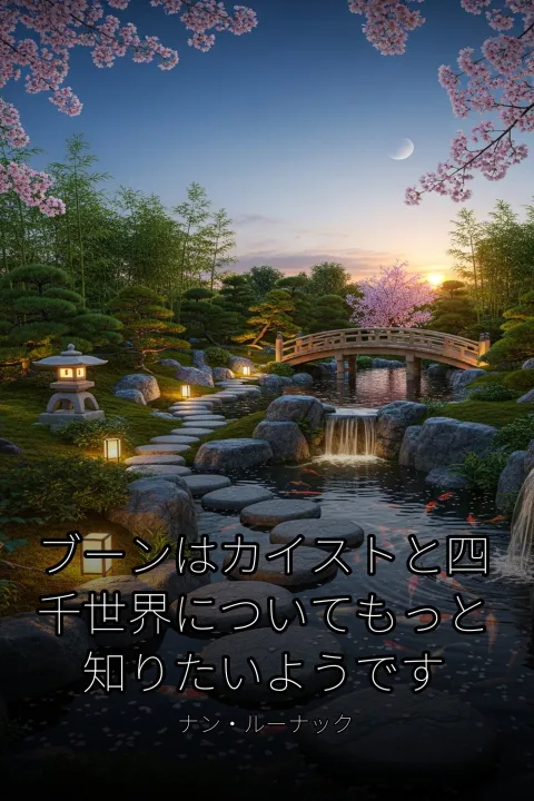 ブーンはカイストと四千世界についてもっと知りたいようです