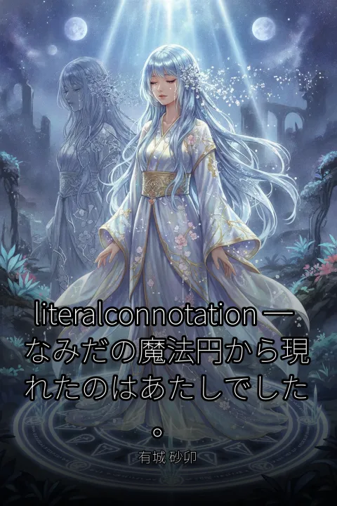literalconnotation ─ なみだの魔法円から現れたのはあたしでした。