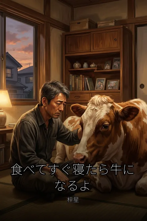 食べてすぐ寝たら牛になるよ